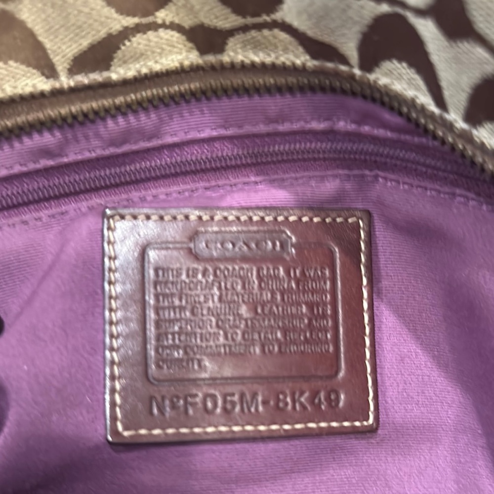 Coach Brown Classic Tote Bag - Picture 6 of 10